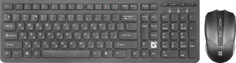 Беспроводной набор клавиатура + мышь Defender Columbia C-775 RU,черный,мультимедиа