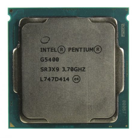 Процессор Intel Pentium Gold G5400 BOX TPD 54W, 2/4, Base 3.7GHz, 4Mb, LGA1151 (Coffee Lake)