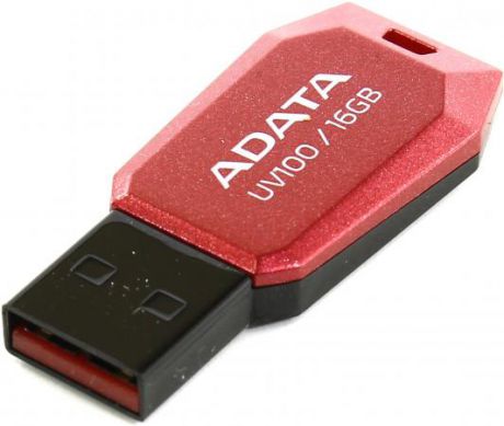 USB флешка A-Data UV100 16Gb Red (AUV100-16G-RRD) USB 2.0 / 15 МБ/cек / 5 МБ/cек