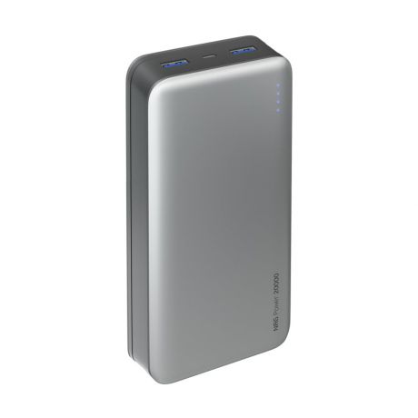 Внешний аккумулятор Deppa NRG Power 20000 mAh, 2.1A, 2xUSB, графит