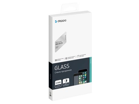 Защитное стекло 3D Deppa Full Glue для Samsung Galaxy A40 (2019), 0.3 мм, черная рамка