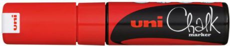 Маркер для окон и стекла UNI Chalk PWE-8K RED 8 мм красный