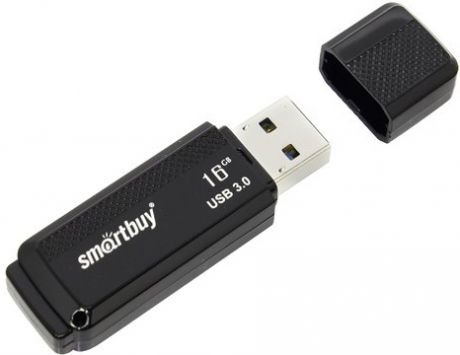 USB флешка Smartbuy Dock 16Gb Black (SB16GBDK-K3) USB 3.0 / 45 МБ/cек / 12 МБ/cек