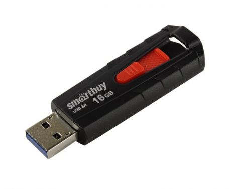 USB флешка Smartbuy IRON 16Gb Black (SB16GBIR-K3) USB 3.0 / 45 МБ/cек / 12 МБ/cек