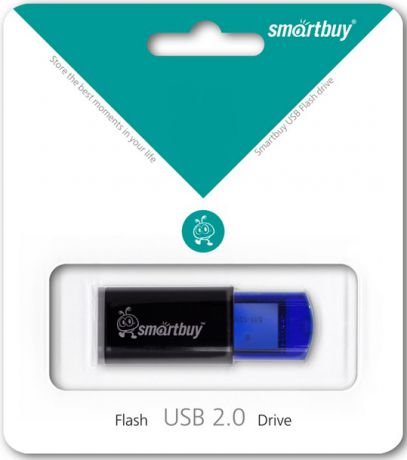 USB флешка Smartbuy Click 8Gb Blue (SB8GBCL-B) USB 2.0 / 15 МБ/cек / 5 МБ/cек