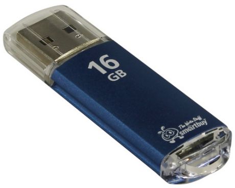 USB флешка Smartbuy V-Cut 16Gb Blue (SB16GBVC-B) USB 2.0 / 15 МБ/cек / 5 МБ/cек
