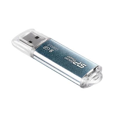 Внешний накопитель 8GB USB Drive USB 3.0 Silicon Power Marvel M01 Blue (SP008GBUF3M01V1B)