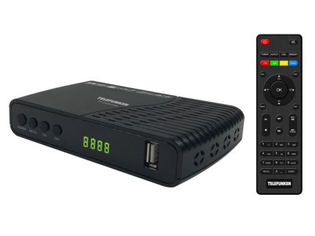 Цифровой телевизионный DVB-T2 ресивер Telefunken TF-DVBT224 (черный)