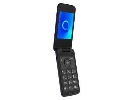Мобильный телефон Alcatel 3025X синий металлик раскладной 2.8" 128x160 2Mpix BT GSM900/1800 GSM1900