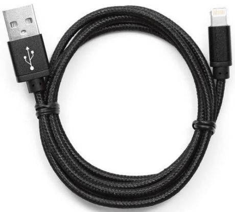 Кабель Gembird USB2.0 AM-Lightning 8P черный 1м CC-ApUSB2bk1m