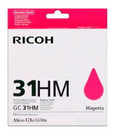Картридж Ricoh GC 31MH пурпурный (magenta) 4090 стр для Ricoh Aficio GX e2600/e3300N/e3350N/e5550N