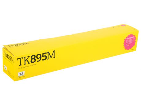 Тонер-картридж Т2 TC-K895M (TK-895M Magenta) для Kyocera FS-C8020/C8025/C8520/C8525 (6000 стр.) пурпурный, с чипом