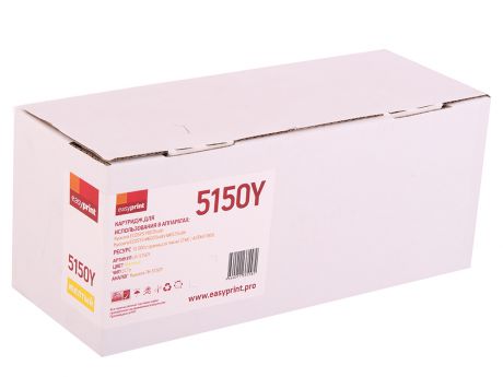 Тонер-картридж EasyPrint LK-5150Y (TK-5150Y) для Kyocera ECOSYS M6035cidn/M6535cidn/P6035cdn (10000 стр.) жёлтый, с чипом