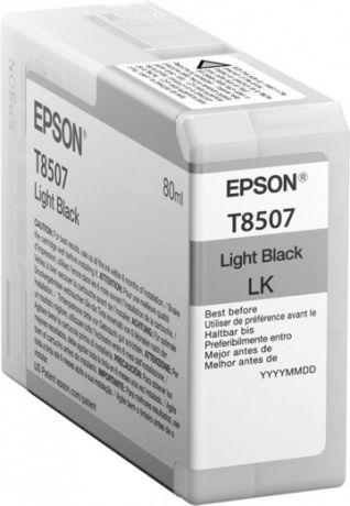 Картридж Epson C13T850700 серый (grey) 80 мл для Epson SureColor SC-P800