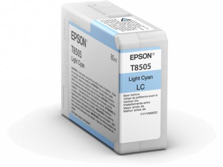 Картридж Epson C13T850500 светло-голубой (light cyan) 80 мл для Epson SureColor SC-P800