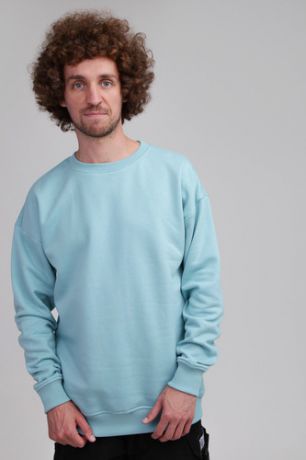 Толстовка URBAN CLASSICS Sweat Crewneck (Blue Mint, L)