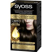 Syoss Oleo Intense - Краска для волос, тон 2-10 черно-каштановый, 115 мл
