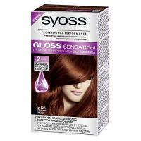 Syoss Gloss Sensation - Краска для волос, тон 5-86 горячий какао, 115 мл