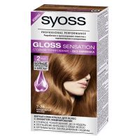 Syoss Gloss Sensation - Краска для волос, тон 7-76 миндальный фраппе, 115 мл