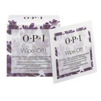 OPI Wipe-Off! Acetone-Free Lacquer Remover Wipes - Салфетки без ацетона для снятия лака, 10 шт