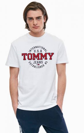 Футболка Tommy Jeans DM0DM05906 100 classic white