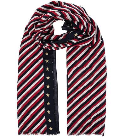 Палантин Tommy Hilfiger AW0AW06201 903 corporate mix stripes