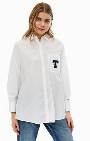 Туника Tommy Jeans DW0DW05776 100 classic white