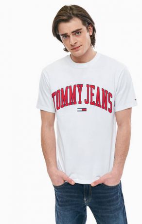 Футболка Tommy Jeans DM0DM05569 100 classic white