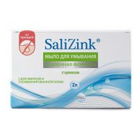 Salizink - Мыло для умывания для жирной и комбинированной кожи с цинком, 100 гр