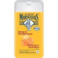 Le Petit Marseillais Orange Pamplemousse - Гель-пена для душа с апельсином и грейпфрутом, 250 мл