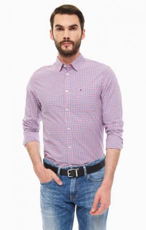 Рубашка Tommy Jeans DM0DM05987 573 fuchsia purple / multi