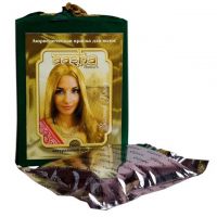 Aasha Herbals - Краска аюрведическая для волос, Золотой блонд, 100 мл