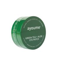Ayoume Green Tea Aloe Eye Patch - Патчи для глаз от отечности с экстрактом зеленого чая и алоэ, 60х1,4 г