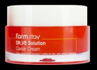 FarmStay Dr-V8 Solution Caviar Cream - Крем с экстрактом икры, 50 мл