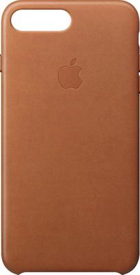 Чехол (клип-кейс) Apple eather Case для iPhone 8 Plus/7 Plus цвет (Saddle Brown) золотисто-коричневый MQHK2ZM/A