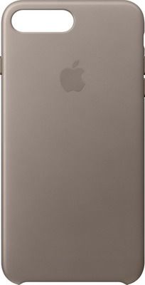 Чехол (клип-кейс) Apple Leather Case для iPhone 8 Plus/7 Plus цвет (Taupe) платиново-серый MQHJ2ZM/A