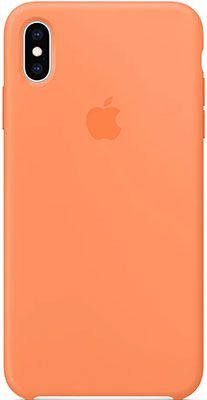 Силиконовый чехол Apple Silicone Case для iPhone XS Max цвет (Papaya) свежая папайя MVF72ZM/A