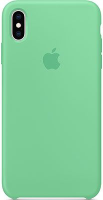 Чехол (клип-кейс) Apple Silicone Case для iPhone XS Max цвет (Spearmint) нежная мята MVF82ZM/A
