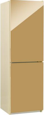 Двухкамерный холодильник NordFrost NRG 119 542 золотистое стекло