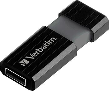 Флеш-накопитель Verbatim 16 Gb PinStripe 49063 USB2.0 черный