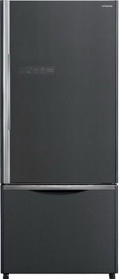 Двухкамерный холодильник Hitachi R-B 502 PU6 GGR серое стекло
