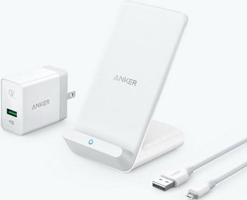 Беспроводное зарядное устройство ANKER PowerWave 7.5 Stand with Quick Charge 3.0 Charger