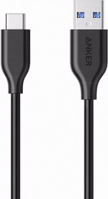 Кабель ANKER Powerline USB-C to USB-A 3.0 90 см. черный