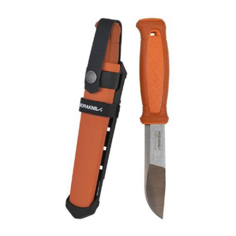 Нож Mora Kansbol Multi-mount (13507) разделочный лезв.109мм оранжевый/красный
