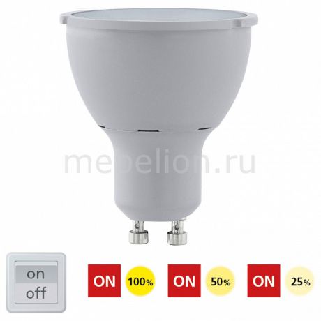 Лампа светодиодная диммируемая Eglo COB GU10 220В 5Вт 4000K 11542