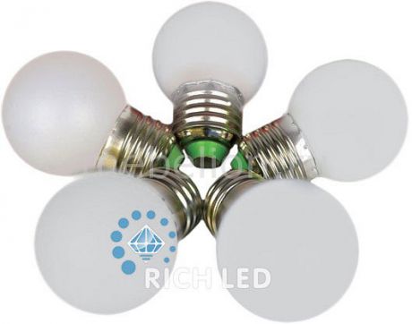 Лампа светодиодная RichLED RL-BL E27 220В 1Вт 4000K RL-BL-E27-G45-W
