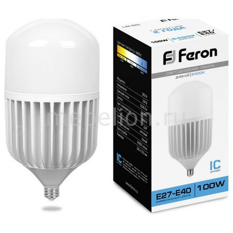 Лампа светодиодная Feron Saffit LB-65 E27-E40 220В 100Вт 6400K 25827