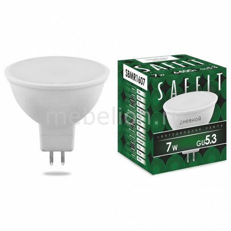 Лампа светодиодная Feron Saffit SBMR1607 GU5.3 220В 7Вт 6400K 55029