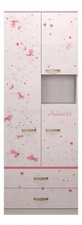 Шкаф комбинированный Ижмебель Принцесса 14