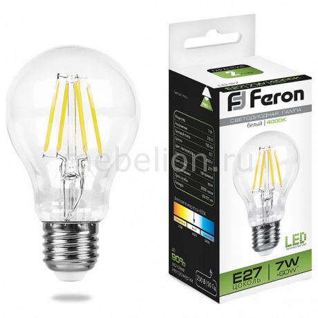 Лампа светодиодная Feron Saffit LB-57 E27 230В 7Вт 4000K 25570